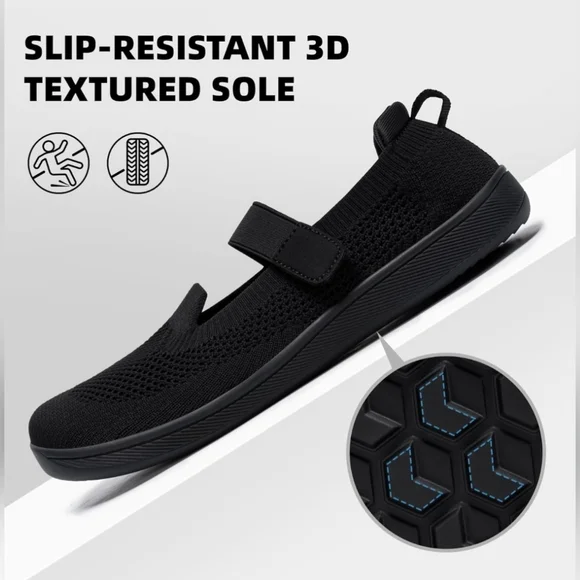 KEFUWU Wide Toe Orthopedic Walking Shoes | Size 9 (Fits 9.5) | Worn Once - Picture 5 of 10